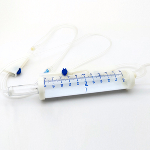 Equipo de infusión intravenosa Equipo de infusión de botella desechable (niños), con aguja